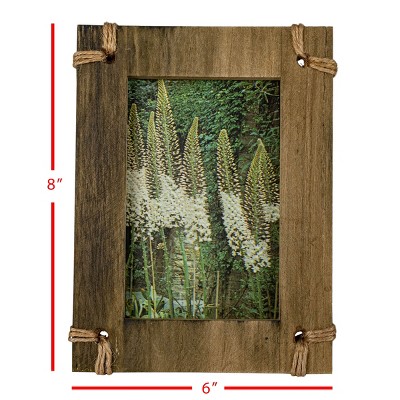 Classic White Wood Tabletop and Wall Photo Frame