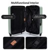 YONWAY 8 Piece Hardshell ABS Luggage Set, Checked Spinner Luggage Set (20in/24in/28in+Portable Handbag + 4 Pieces Storage Bag Set) - 4 of 4