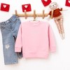 The Juniper Shop Embroidered Love Typewriter Youth Ultra-Soft Graphic Sweatshirt - 2 of 3