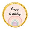 84 Pcs Rainbow Kid's Birthday Candy Party Favors Chocolate Coins with Gold Foil - 2 of 2