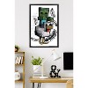Trends International Minecraft: Metro Art - Chicken Jockey Framed Wall Poster Prints - 2 of 4