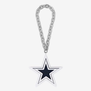 NFL Fan Chain, Big Neon Light Up Team Logo - Dallas Cowboys - 1 of 4