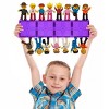 PICASSO-TILES Magnetic Tiles Character Action Figures Set, STEM Building Blocks Toy for Kids, 15pcs - 3 of 4