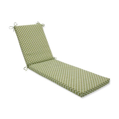 Indoor/Outdoor Hockley Pear Green Chaise Lounge Cushion - Pillow Perfect