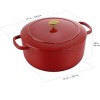 BALLARINI Bellamonte Cast Iron 5.75-qt Round Dutch Oven - 3 of 4