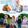 Generic Toddler Backpack, Boys Lightweight Plain Color-block Small Kids Backpack Bookbag - 2 of 4