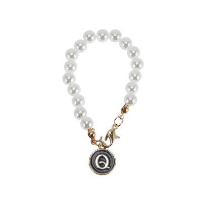 Unique Bargains Imitation Pearl Chain Round Water Cup Pendant 1 Pc