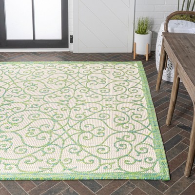 Handmade Geometric Gray Synthetic 4'x6' Easy-Care Area Rug