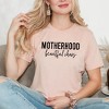 Simply Sage Market Women's Motherhood Beautiful Chaos Short Sleeve Graphic Tee - 2 of 3