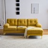 YOOCOZZ Modern Velvet L-Shaped Sectional Sofas for Living Room - 2 of 4