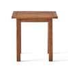 LIVAREEmlen Outdoor Wooden End Table with Curved Legs, Acacia Wood Finish Accent Table for Patio or Garden - 2 of 4