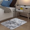 Washable Area Rug, Distressed Striped Living Room Rugs Non Slip Stain Resistant Indoor Carpet for Dining Room Bedroom Low Pile Farmhouse Rug - 2 of 4