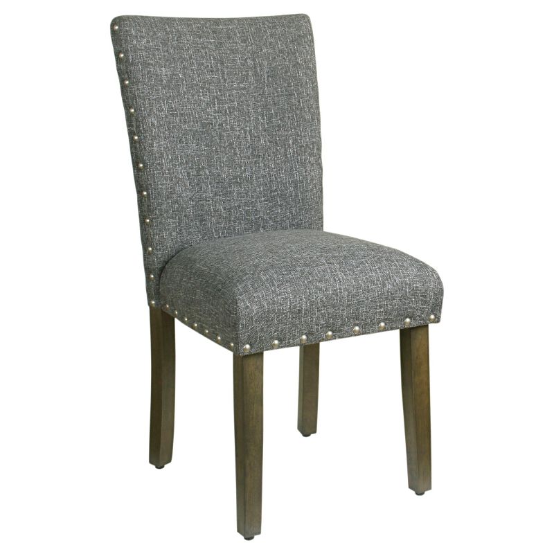 Set of 2 Classic Parsons Chair with Nailhead Trim - Homepop, 1 of 13
