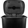 Hefty 20gal XL Step Trash Can Black: Polypropylene Rectangle Kitchen Garbage Can with Removable Lid - image 3 of 4