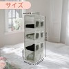 Unique Bargains 4-Shelf Closet Hanging Organizer with Magic Tapes - 2 of 4