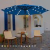 HYLEORY 120" Lighted Market Umbrella/ Size: 94.5" H x 120" W x 120" D - 4 of 4