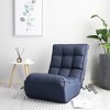 Airsurfer Adjustable Reclining Chair, Single Lazy Sofa for Tatami, Balcony, or Living Room, Comfortable Leisure Floor Chair, Blue - 4 of 4