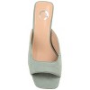 Journee Collection Women's Medium and Wide Width Larna Slip On Kitten Heel Open Toe Pumps - 4 of 4