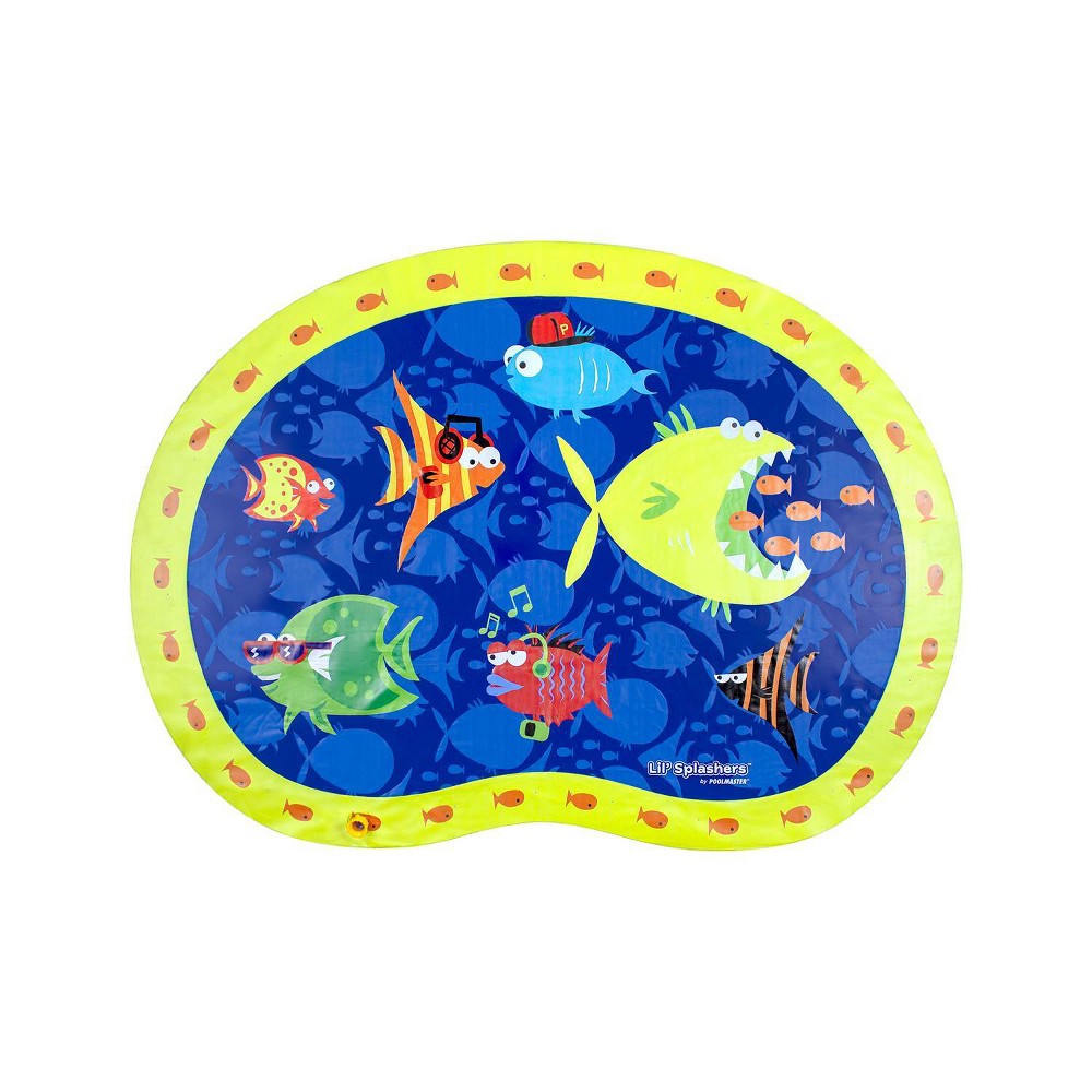 Poolmaster Lil Splashers Spray Play Water Sprinkler and Backyard Play Mat