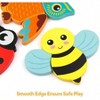 Wooden Jigsaw Puzzle Set, 6 Pack Animal Shapes Fine Motor Skill Gift - 4 of 4
