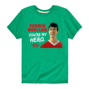 Boys' - Ferris Bueller's Day Off - Ferris My Hero Short Sleeve Graphic T-Shirt - 1 of 4