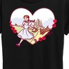 Women's - Wizard of Oz - Dorothy and Toto Heart Short Sleeve Graphic T-Shirt - 2 of 4