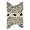 Earth Rugs Rustic Black Star Dog Bone Shape Braided Jute Stair Tread – 18"x28" - 3 of 3