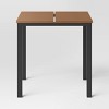 Esker Recycled Resin Square Patio Accent Table Brown - Threshold™ - 3 of 4