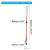 Unique Bargains Necklace Keychain Cord Metal Clasp Hook Ring Strap for Keys Whistle ID Card Badge Holder 3 Pcs - 2 of 4