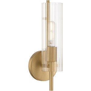 Possini Euro Design Possini Euro Taurus 13 1/2" High Brushed Champagne Wall Sconce - 1 of 4