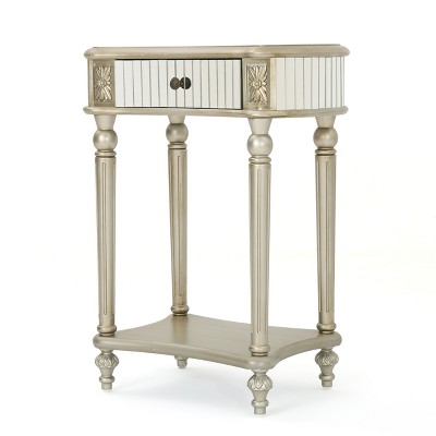 mirrored nightstand target