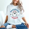 Simply Sage Market Women's Smiley Face Baseball Vibes Short Sleeve Garment Dyed Tee - 2 of 2