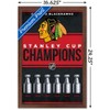 Trends International NHL Chicago Blackhawks - Champions 23 Framed Wall Poster Prints - 3 of 4