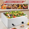 Chafing Dishes Electric Food Warmer for Buffet,21 QT Full Pan Steam Table Stainless Steel for Parties Buffet Catering Party/Wedding - 4 of 4