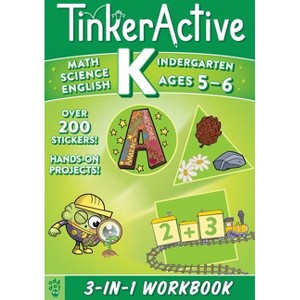 Tinkeractive Kindergarten 3-In-1 Workbook - (Tinkeractive Workbooks) by  Megan Hewes Butler & Nathalie Le Du (Paperback) - 1 of 1