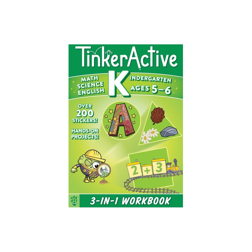 Tinkeractive Kindergarten 3-In-1 Workbook - (Tinkeractive Workbooks) by Megan Hewes Butler & Nathalie Le Du (Paperback)