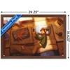 Trends International Lofi Girl - Lazy Sunday Framed Wall Poster Prints - 3 of 4