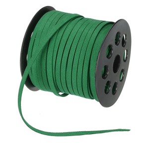 Unique Bargains DIY Jewelry Making Vintage Style Faux Suede Leather Lace 1 Pcs 0.2 Inch x 50 Yard - 1 of 4