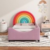 Lycvki Rainbow Upholstered Twin Daybed Princess Bed - 3 of 4