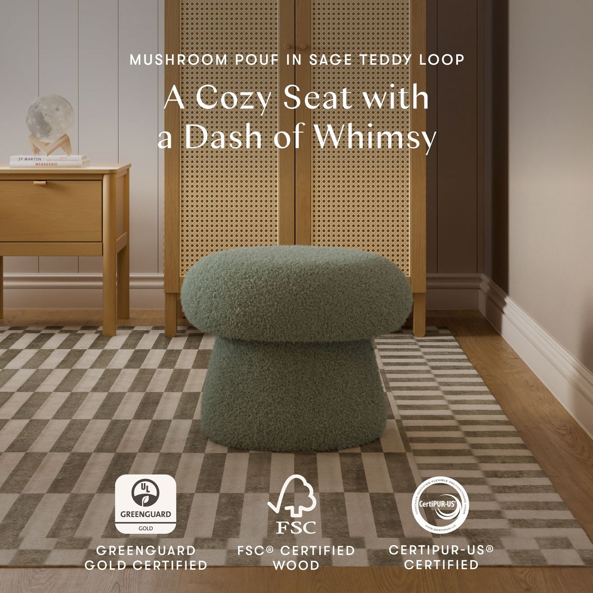 Babyletto Mushroom Pouf - thumbnail 2
