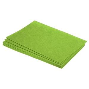 Unique Bargains Polyester Soft Home Handcrafts Project DIY Felt Fabric Sheets 12 Pcs - 1 of 4