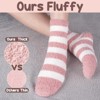 URECOVER Stocking Stuffers for Women Fuzzy Socks - Christmas Gifts for Mom Soft Fluffy Sock Slipper Gifts for Teen Girls - 3 of 4