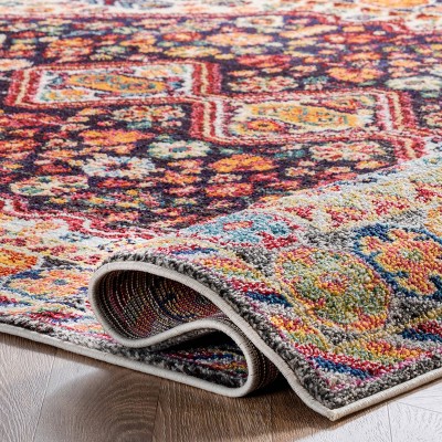 Handmade Reversible Black Synthetic 4' x 6' Easy-Care Rug