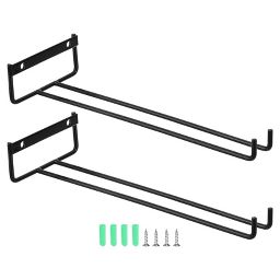Unique Bargains High-grade Durable Space-saving Wine Glass Rack 2 Set
