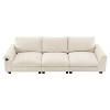 VYNXARIA Chenille Sectional Sofa with Bluetooth Speaker,Comfy Cloud Couch Set£¬Beige - 2 of 4