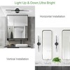 LLHZSY Minimalist Linear LED Vanity Light Dimmable Metal Wall Sconce - 23 1/2 inches - Black/6000K Cool White Light - 3 of 4