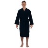 Alpine Swiss Dane Mens Hooded Bathrobe Pure Cotton Terry Cloth Long Robe for Men Super Absorbent Quick Drying Luxury Spa Robe - 4 of 4