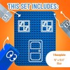 Strictly Briks Classic Big Briks Baseplate 15" x 10.5" Large Building Brick Baseplate| Large Pegs | Single Blue Flat Bottom Base Plate - 3 of 4