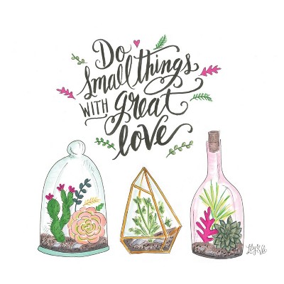 4pk Ceramic Small Things Great Love Coasters - Thirstystone