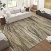 Abstract Area Rug Machine Washable Rug Modern Area Rug Stain Resistant Non-Slip Accent Rug Floor Cover Carpet Rug for Living Room Decor - 2 of 4